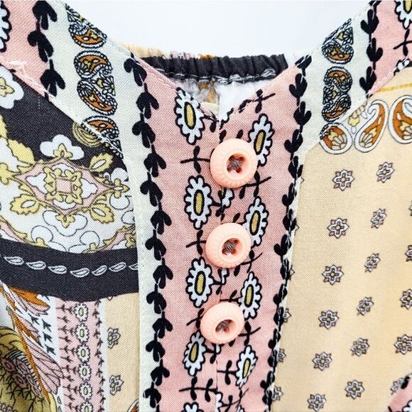 Matilda Jane Adventure Begins Multi Print Block Perfectly Paisley Maxi Dress - Picture 4 of 12